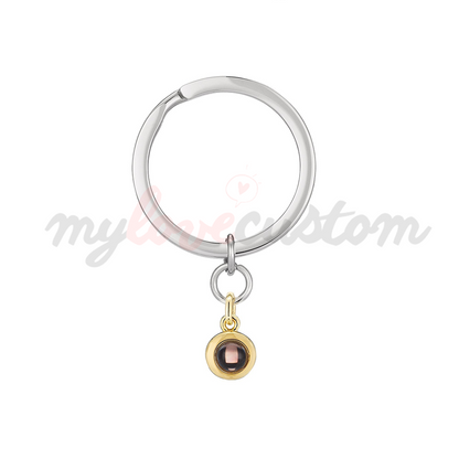 Personalized Photo Necklace/Bracelet/Keychain 360° rotating box