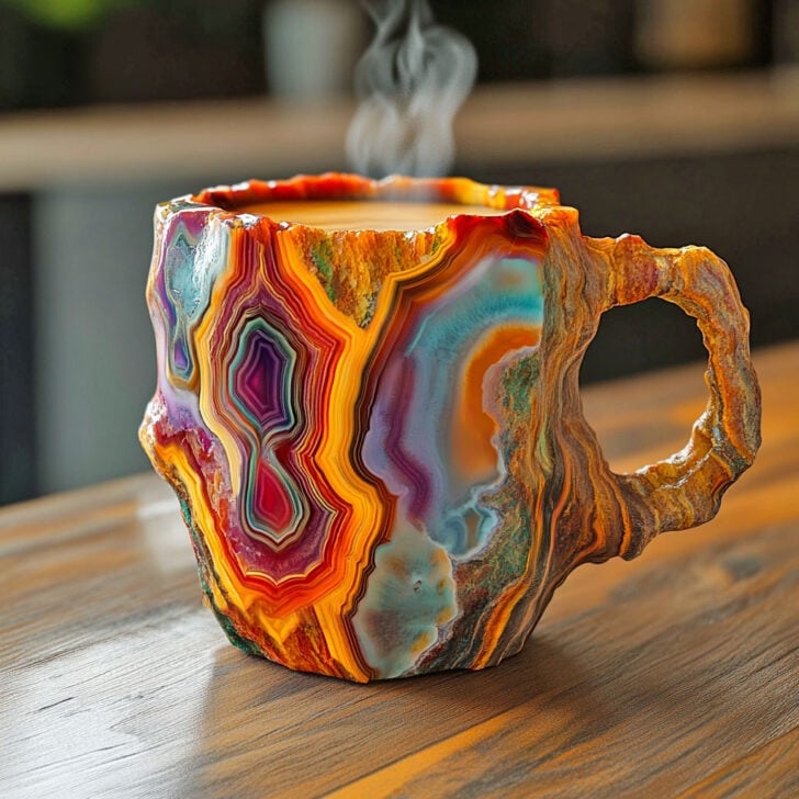 🥃 2025 New Mineral Crystal Coffee Mugs