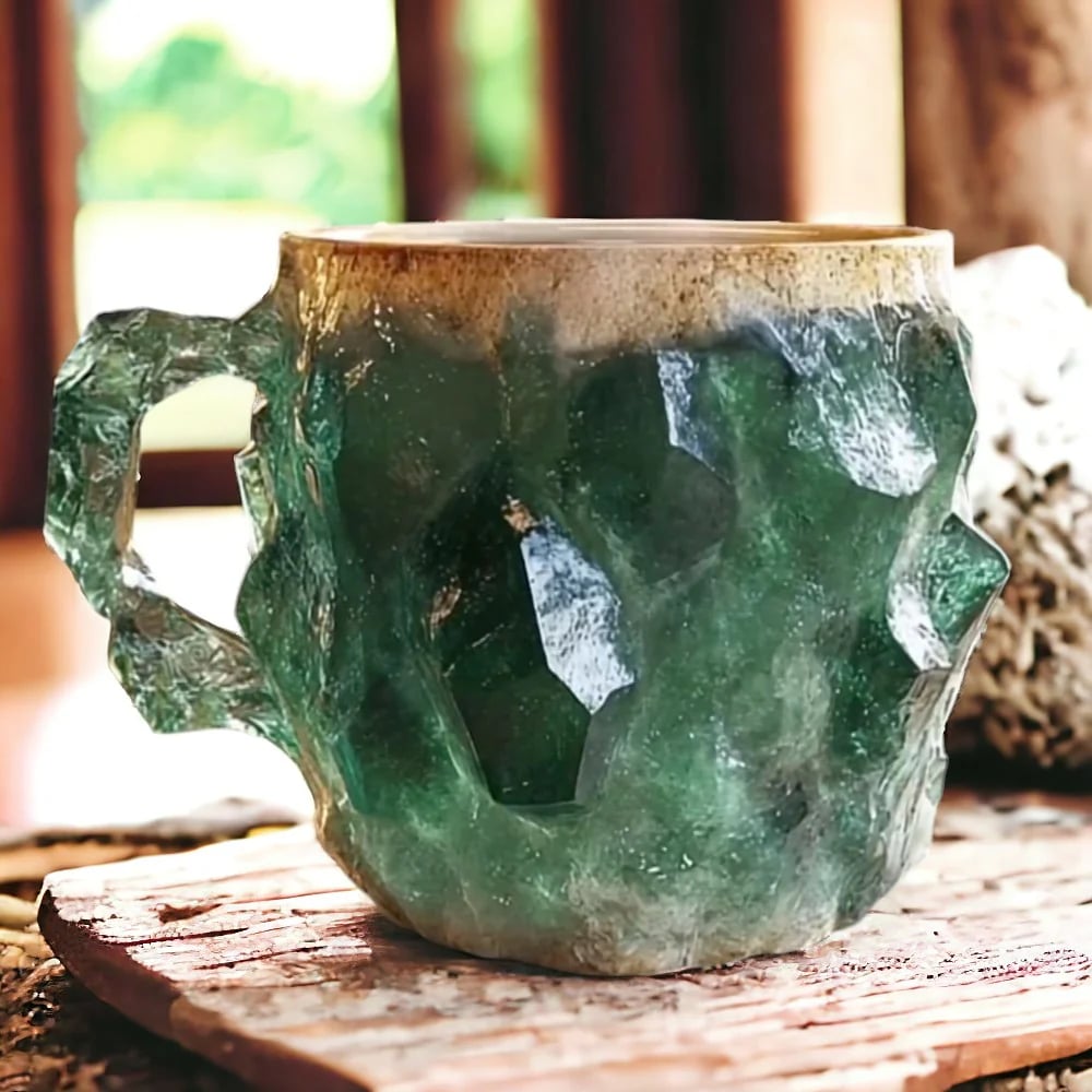 🥃 2025 New Mineral Crystal Coffee Mugs