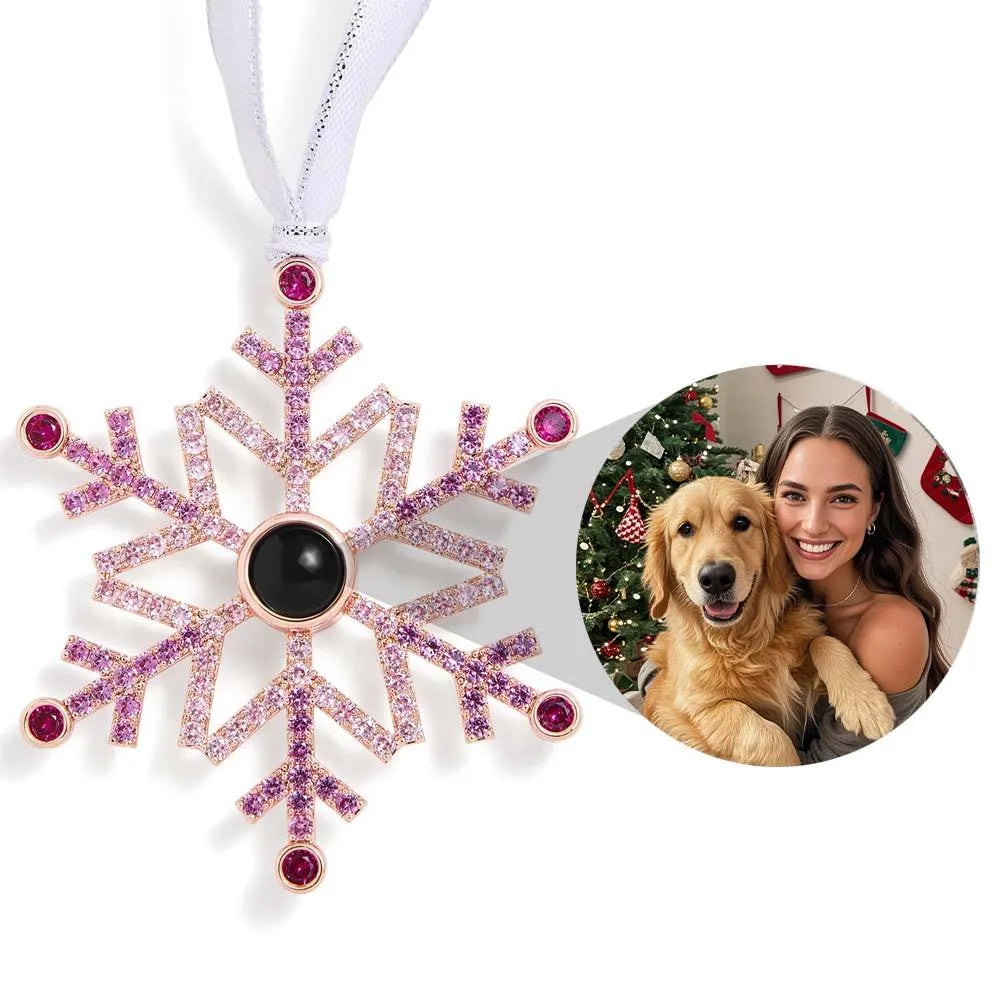 Personalized Custom Photo Christmas Projection Ornaments