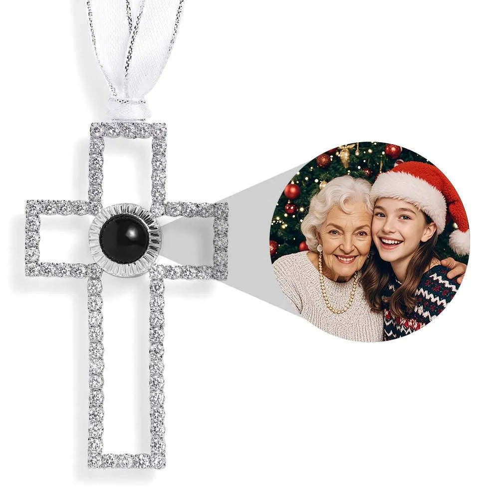 Personalized Custom Photo Christmas Projection Ornaments