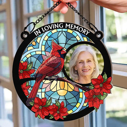 Custom Photo I'm Always With You Memorial - Personalized Window Hanging Suncatcher Ornament