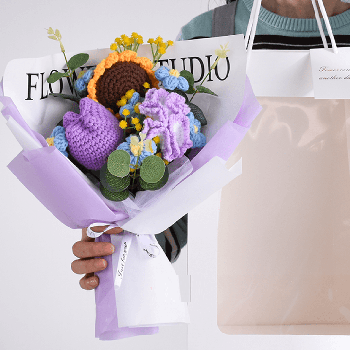 For your beloved - Handcrafted Knit Bouquets