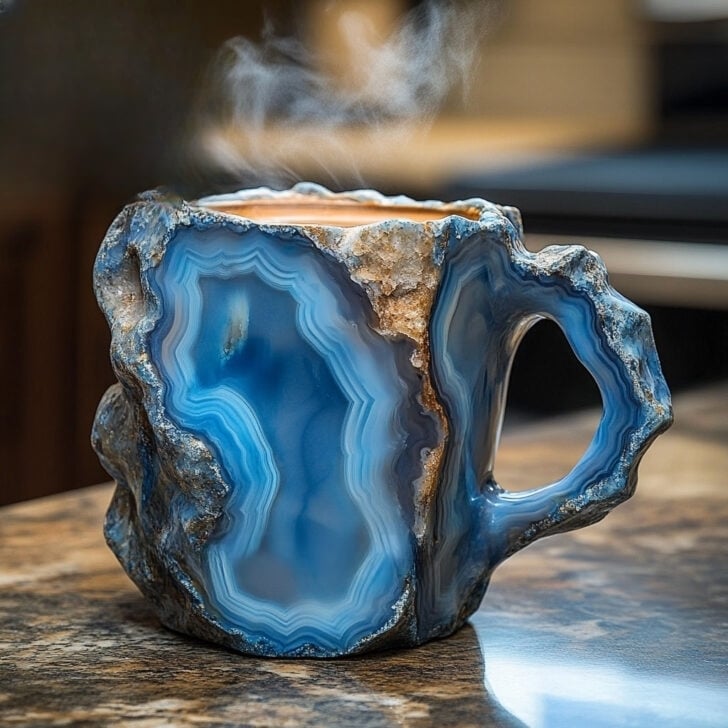 🥃 2025 New Mineral Crystal Coffee Mugs