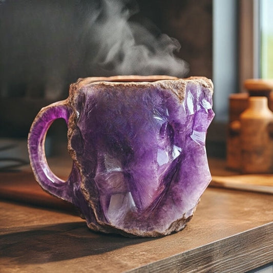 🥃 2025 New Mineral Crystal Coffee Mugs