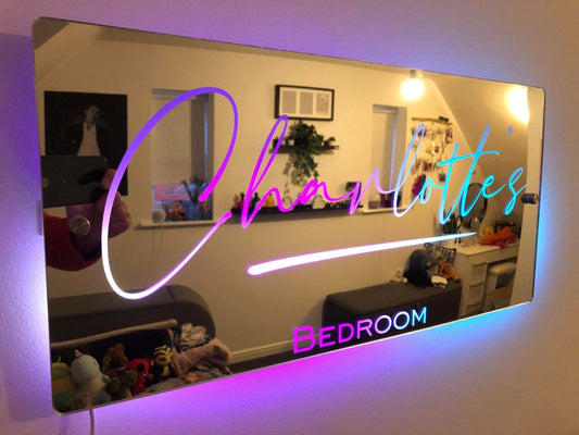 Hot Sale Personalized Name Mirror - Light Up Mirror【BUY 2 GET FREE SHIPPING】