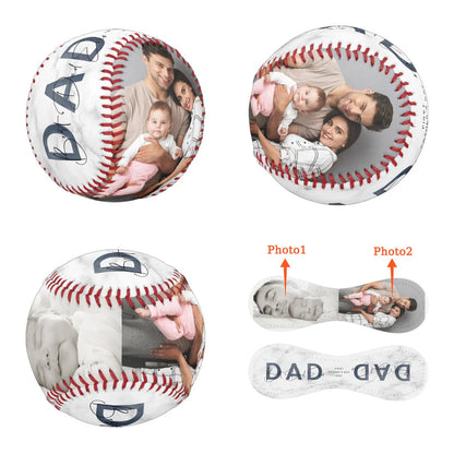 Personalized Photo Baseball - Father's Day Baseball Gifts for Baseball Lovers