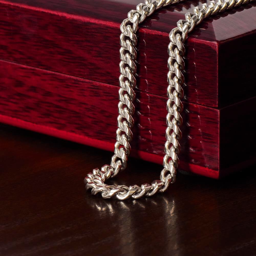 To My Amazing Son - Love Mom - Cuban Link Chain