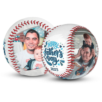 Personalized Photo Baseball - Father's Day Baseball Gifts for Baseball Lovers