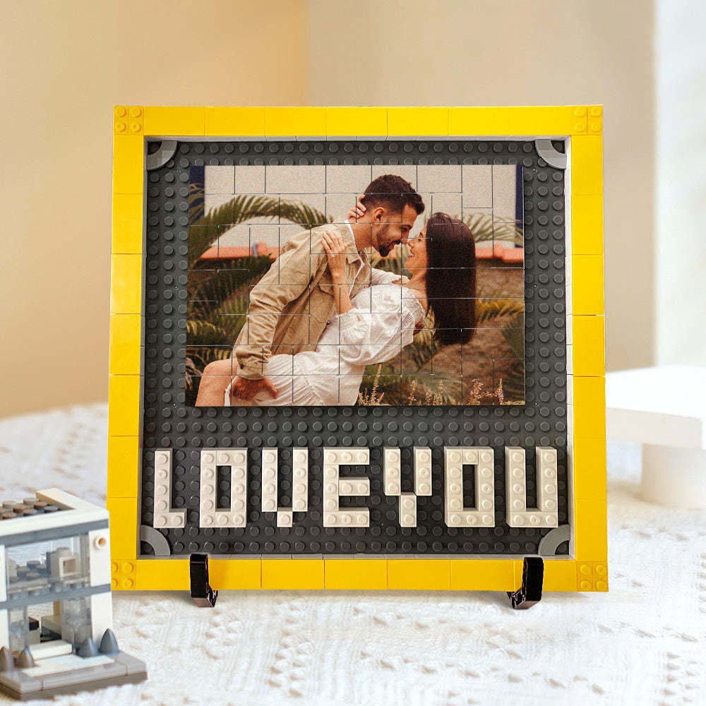 50%OFF⭐️Personalised Brick Puzzles Photo Block Gifts for Lovers